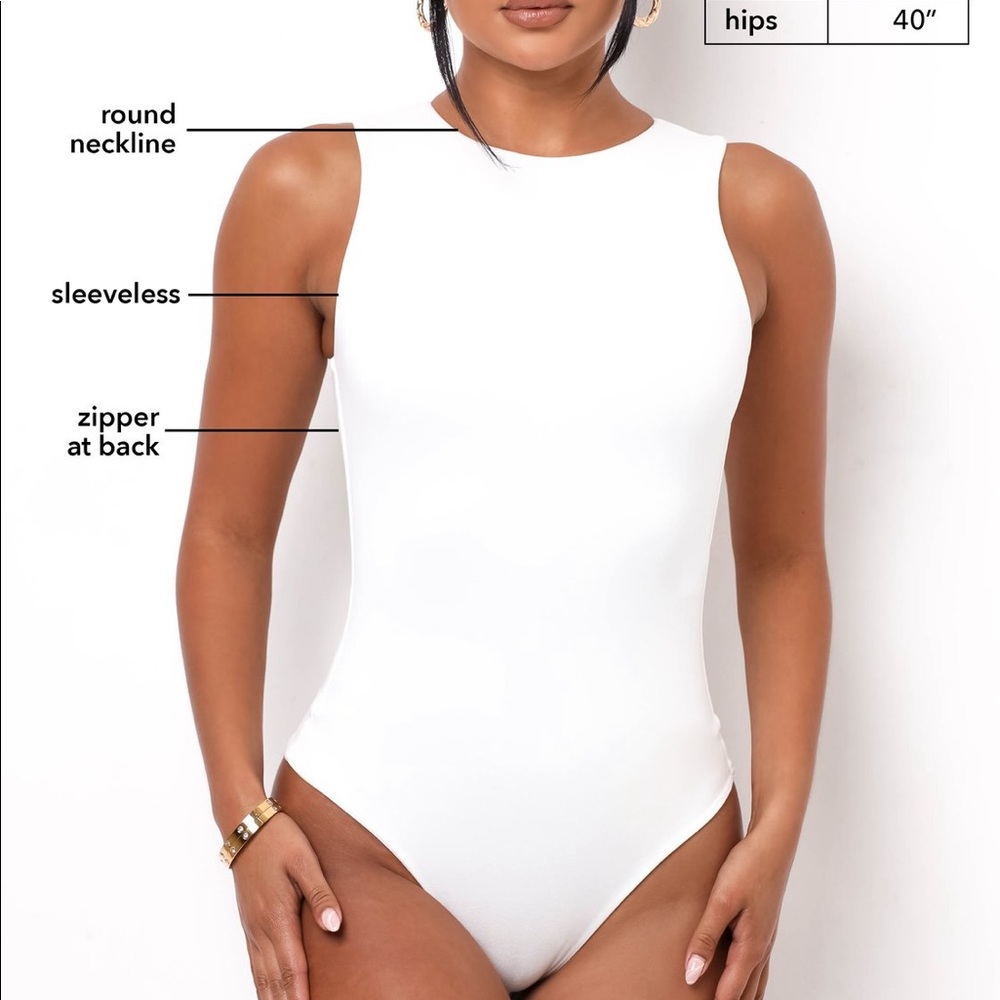 My Outfit Online White Koko Bodysuit